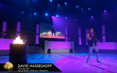 David Performs True Survivor At The Guldbagge Awards In Sweden