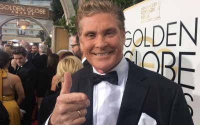 David Attends The 73rd Annual Golden Globe Awards