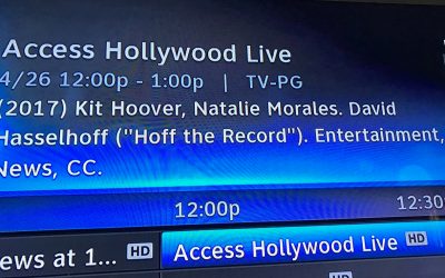 David On Access Hollywood Live April 26th!