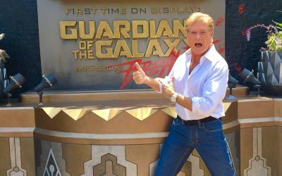 David Rides Mission: BREAKOUT At Disneyland To Celebrate In-Home Release Of Guardians Of The Galaxy Vol. 2!