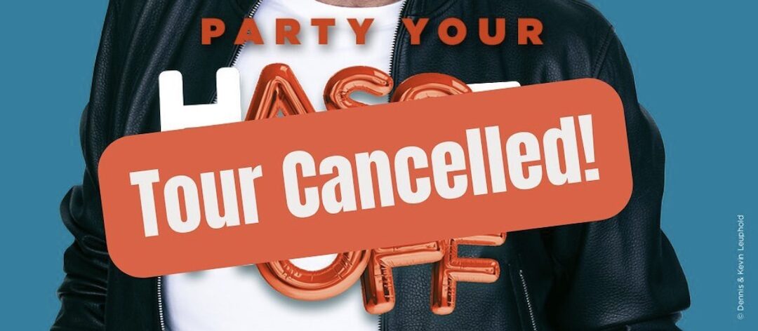 Party Your Hasselhoff Tour Cancelled